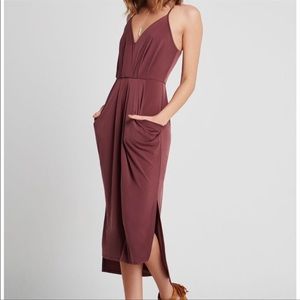 BCBGeneration Drape Pocket Midi Dress